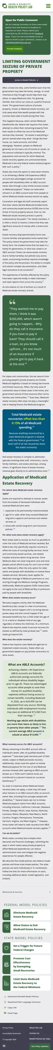 Aging & Disability Health Policy Lab mobile screenshot