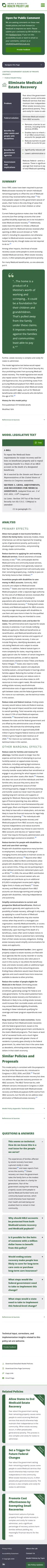Aging & Disability Health Policy Lab mobile screenshot