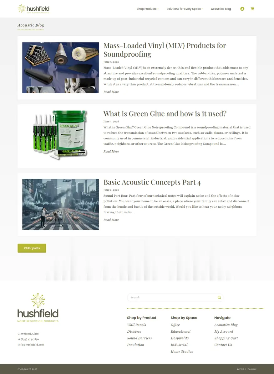 Hushfield desktop screenshot